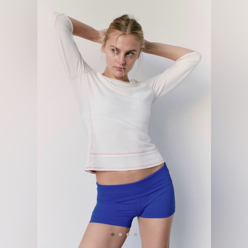 Free People Movement Sashay Layer NWT $78 White